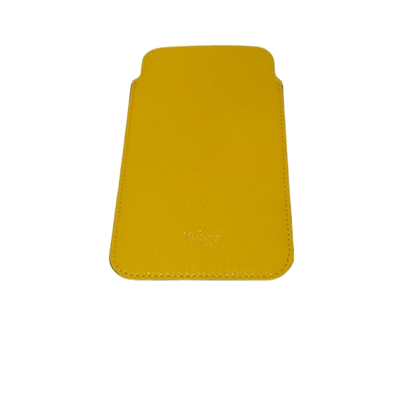 Mulberry Iphone Cover CC Slip Small classic Grain Card Holder Deep Amber NIB - Picture 2 of 6